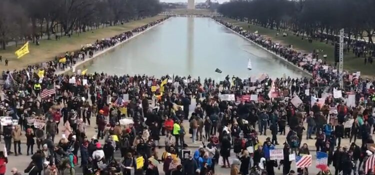 Meat Loaf Cameos At Anti-Mandate Protest in D.C., Thousands Attend