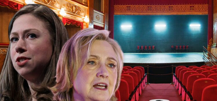 hillary-&-chelsea-clinton-broadway-outing-marred-by-poop-in-aisle