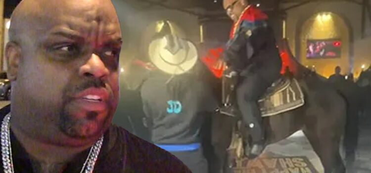 CeeLo Green Tries to Defend Riding Horse into Shawty Lo Birthday Party