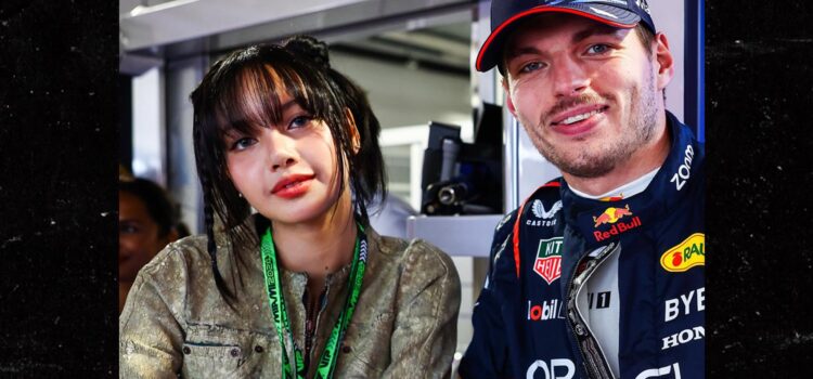 BLACKPINK's Lisa Poses With Max Verstappen At Miami Grand Prix